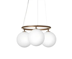 Nuura Miira 3 Circular Taklampa Dark Bronze/Opal