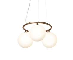 Nuura Miira 3 Circular Taklampa Dark Bronze/Opal