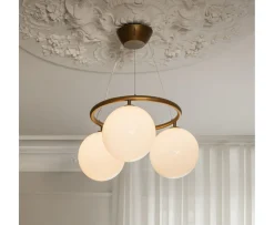 Nuura Miira 3 Circular Taklampa Dark Bronze/Opal