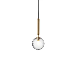 Nuura Miira 1 Taklampa Brass/Optic Clear