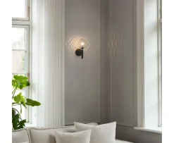 Nuura Miira Vägglampa Rock Grey/Optic Clear