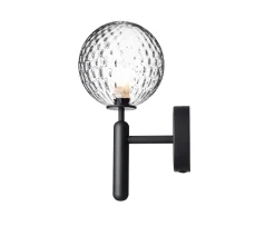 Nuura Miira Vägglampa Rock Grey/Optic Clear