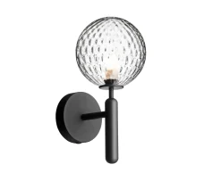 Nuura Miira Vägglampa Rock Grey/Optic Clear