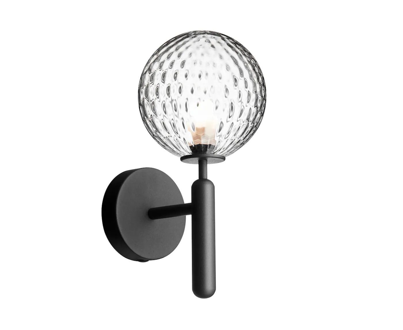 Nuura Miira Vägglampa Rock Grey/Optic Clear