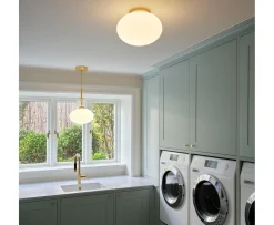 Nuura Rizzatto 301 Plafond Satin Brass/Opal