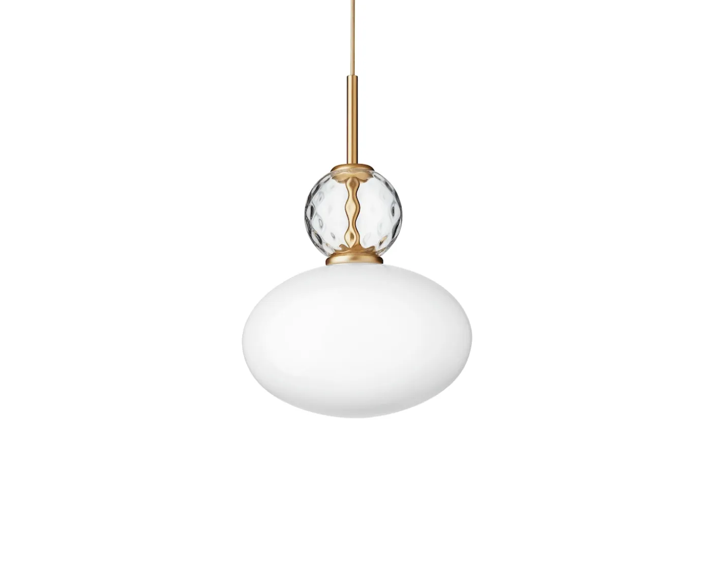 Nuura Rizzatto 32 Taklampa Satin Brass/Opal