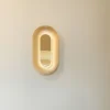 Nuura Sasi Vägglampa Brass Small