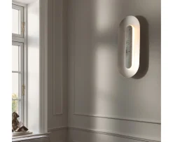 Nuura Sasi Vägglampa Silver Large