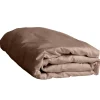 Read the Label Satin Påslakan Taupe Enkel