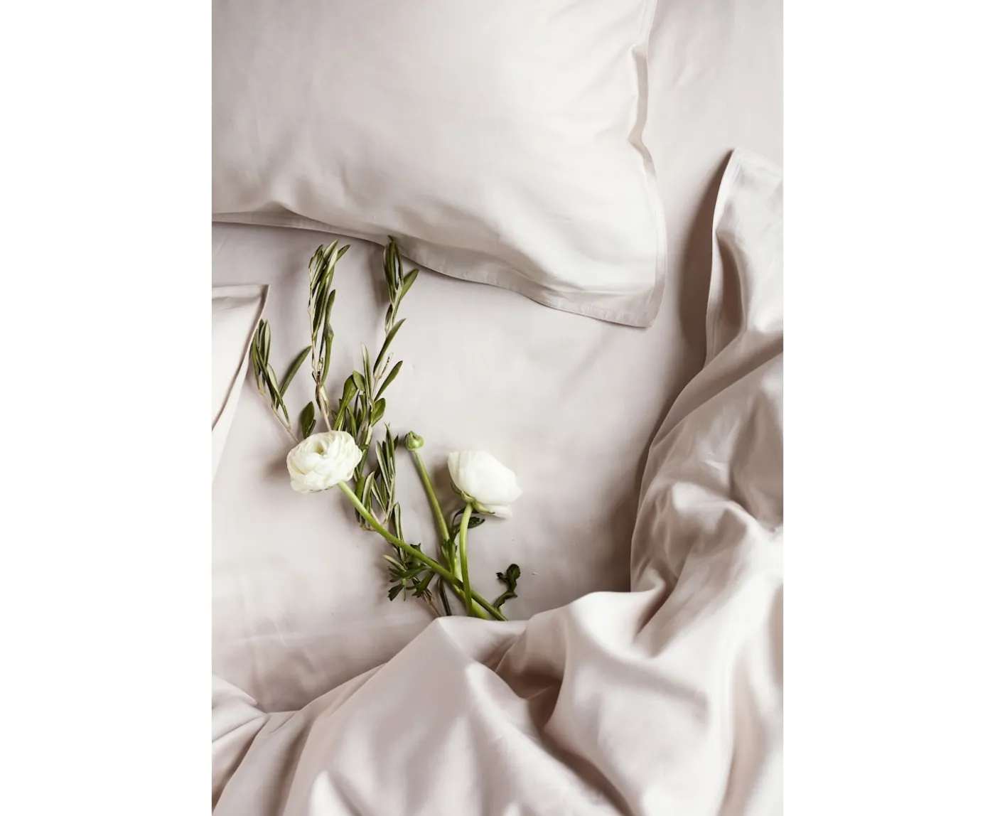 Read the Label Satin Örngott Sand 50x60 2-pack