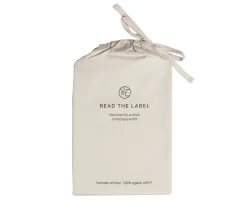 Read the Label Satin Örngott Sand 50x90 2-pack
