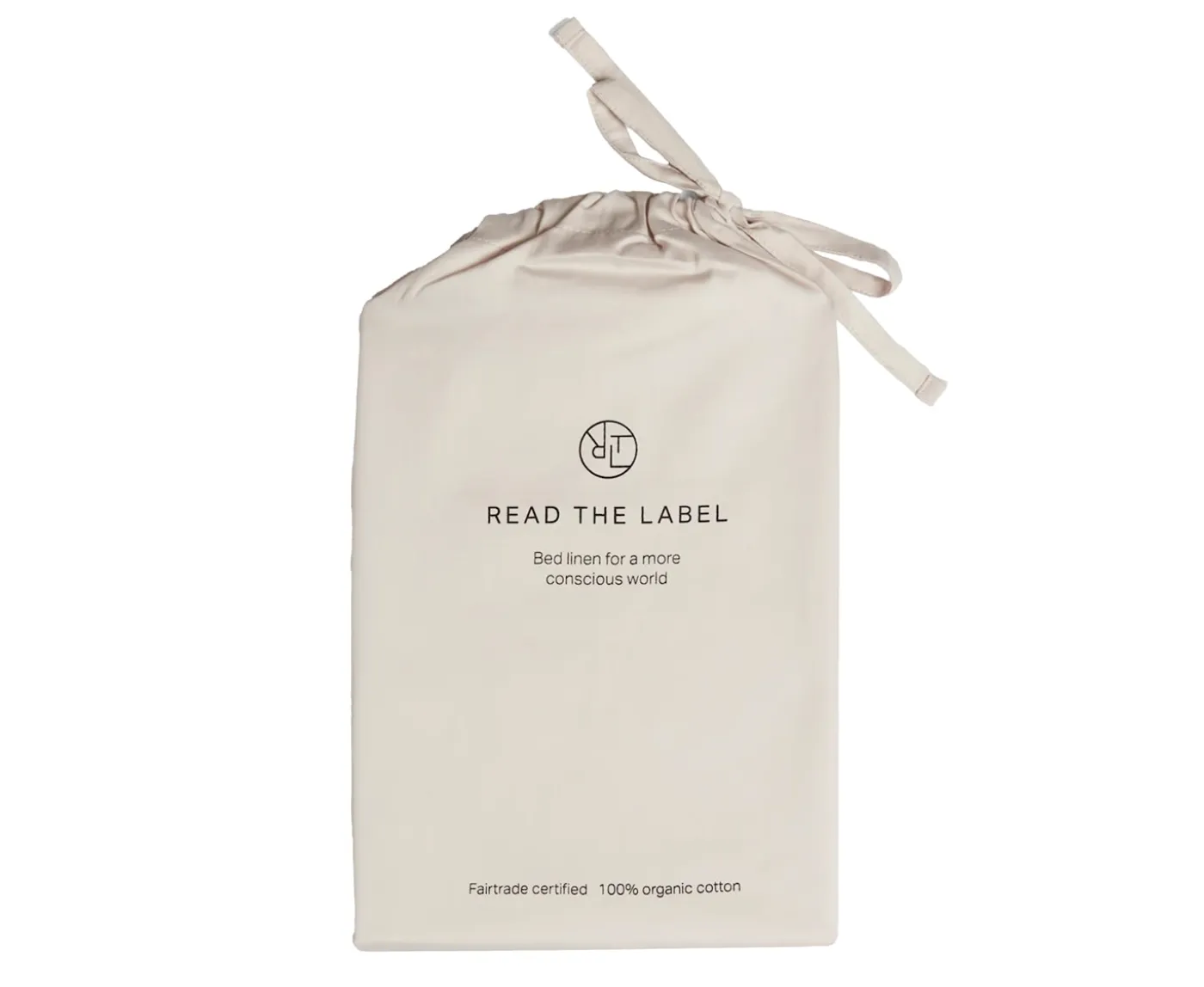 Read the Label Satin Örngott Sand 50x90 2-pack