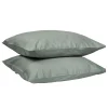 Read the Label Satin Örngott Sage Green 50x60 2-pack