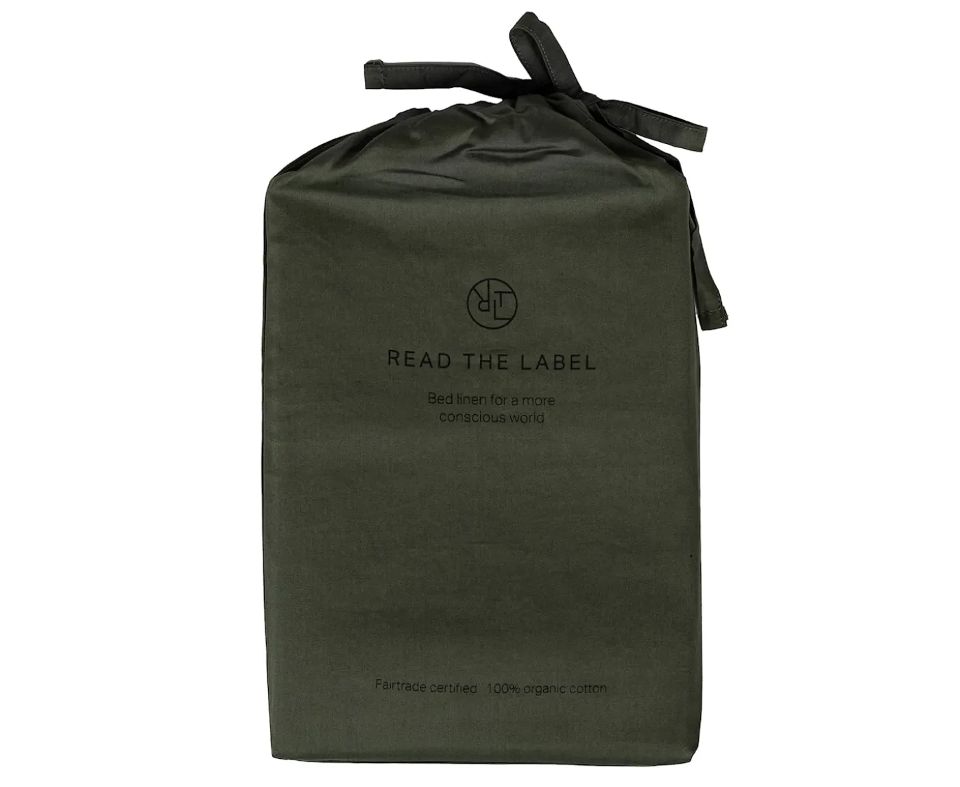 Read the Label Satin Underlakan Forest Green 160x260