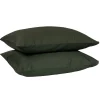 Read the Label Satin Örngott Forest Green 50x90 2-pack
