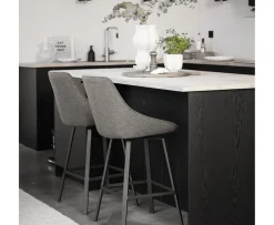Rowico Home Alison Barstol Mörkbeige/Svart