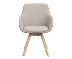 Rowico Home Alison Karmstol Beige/Vitpigmenterad