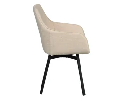 Rowico Home Alison Karmstol Ljusbeige/Svart