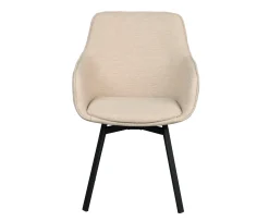 Rowico Home Alison Karmstol Ljusbeige/Svart