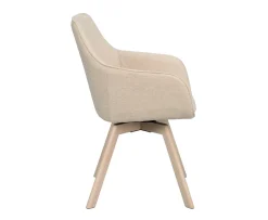 Rowico Home Alison Karmstol Ljusbeige/Vitpigmenterad Ek