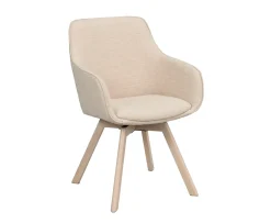 Rowico Home Alison Karmstol Ljusbeige/Vitpigmenterad Ek