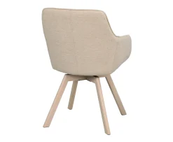 Rowico Home Alison Karmstol Ljusbeige/Vitpigmenterad Ek