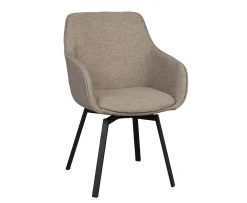 Rowico Home Alison Karmstol Mörkbeige/Svart