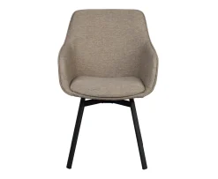Rowico Home Alison Karmstol Mörkbeige/Svart