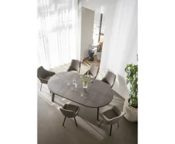 Rowico Home Alison Karmstol Mörkbeige/Svart