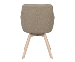 Rowico Home Alison Karmstol Mörkbeige/Vitpigmenterad Ek