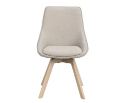 Rowico Home Alison Matstol Beige/Vitpigmenterad