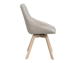 Rowico Home Alison Matstol Beige/Vitpigmenterad
