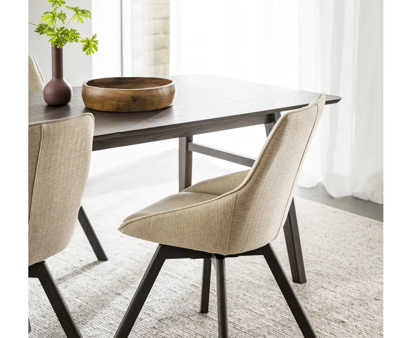 Rowico Home Alison Matstol Ljusbeige/Brun