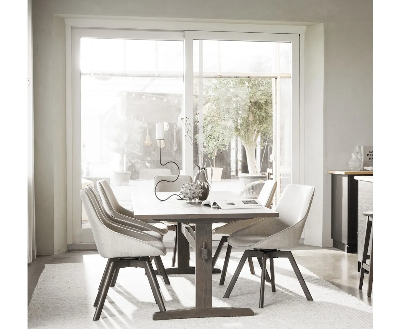 Rowico Home Alison Matstol Ljusbeige/Brun