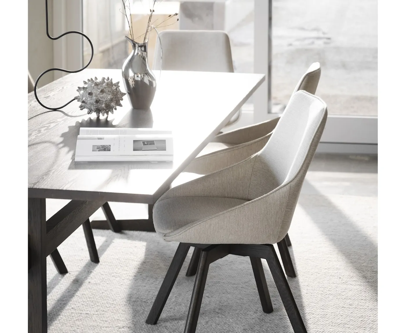 Rowico Home Alison Matstol Ljusbeige/Brun