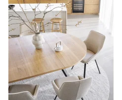 Rowico Home Alison Matstol Ljusbeige/Svart