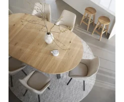 Rowico Home Alison Matstol Ljusbeige/Svart