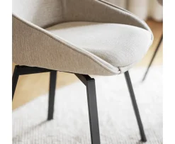 Rowico Home Alison Matstol Ljusbeige/Svart