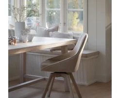 Rowico Home Alison Matstol Ljusbeige/Vitpigmenterad
