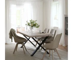 Rowico Home Alison Matstol Ljusbeige/Vitpigmenterad