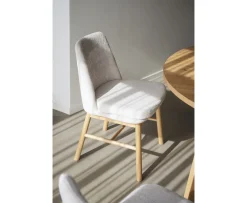 Rowico Home Amesbury Matstol Ljusbeige/Ek
