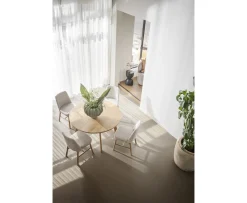 Rowico Home Amesbury Matstol Ljusbeige/Ek