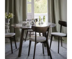 Rowico Home Ami Matstol Brun Ek/Beige