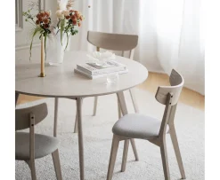 Rowico Home Ami Matstol Vitpigmenterad/Grå