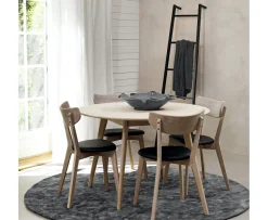 Rowico Home Ami Matstol Vitpigmenterad/Svart
