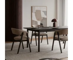 Rowico Home Barnaby Karmstol Mörkbeige/Ek