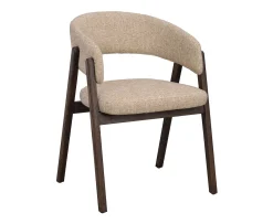 Rowico Home Barnaby Karmstol Mörkbeige/Ek