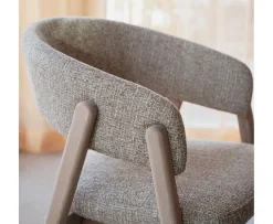 Rowico Home Barnaby Karmstol Mörkbeige/Vitpigmenterad