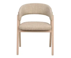 Rowico Home Barnaby Karmstol Mörkbeige/Vitpigmenterad