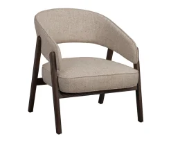 Rowico Home Barnaby Loungestol Ljusbeige/Ek